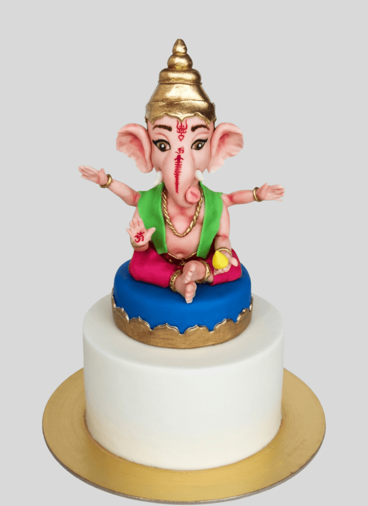 Graceful Ganesh Cake