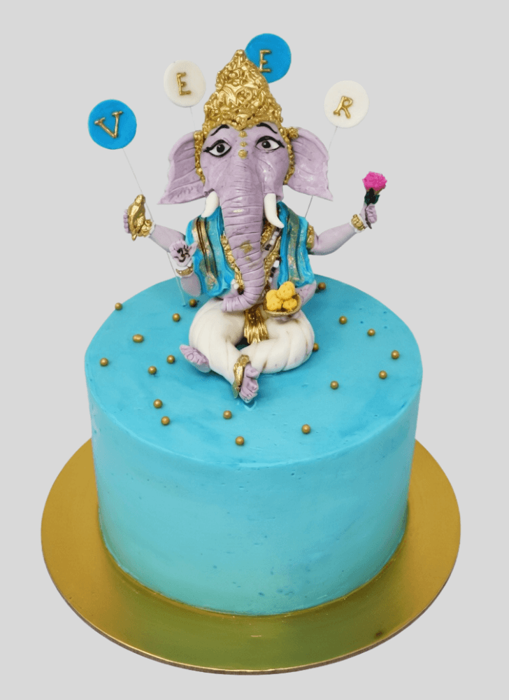 Inviting Ganesh Cake