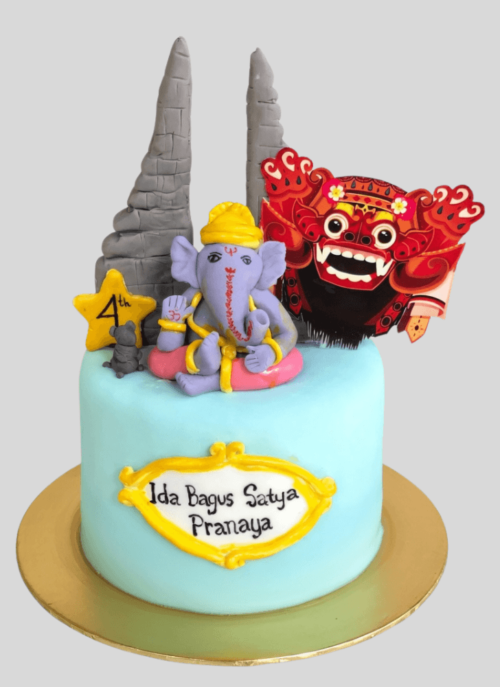 Lovely Ganesh Cake Design