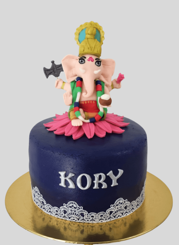 Radiant Ganesh Cake