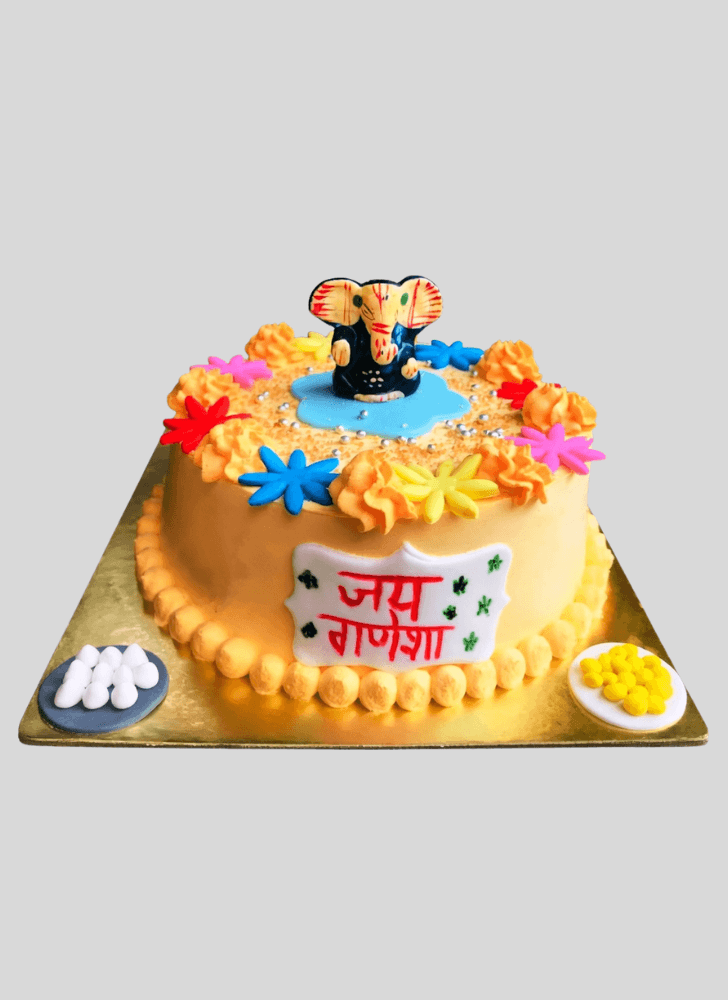Bewitching Ganpati Cake