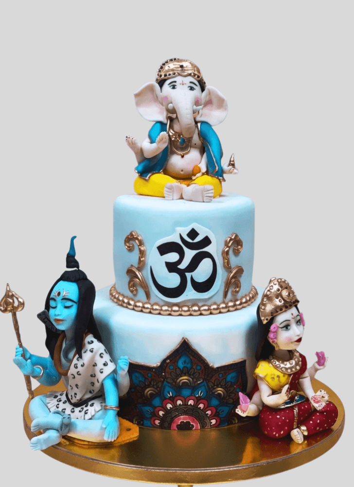 Enthralling Ganpati Cake