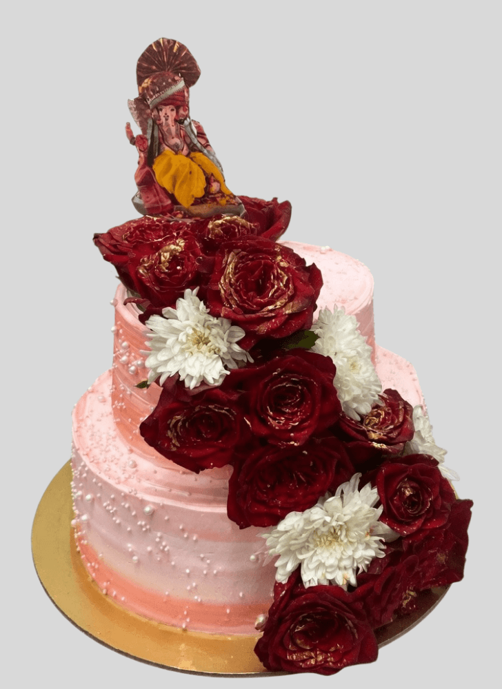 Inviting Ganpati Cake
