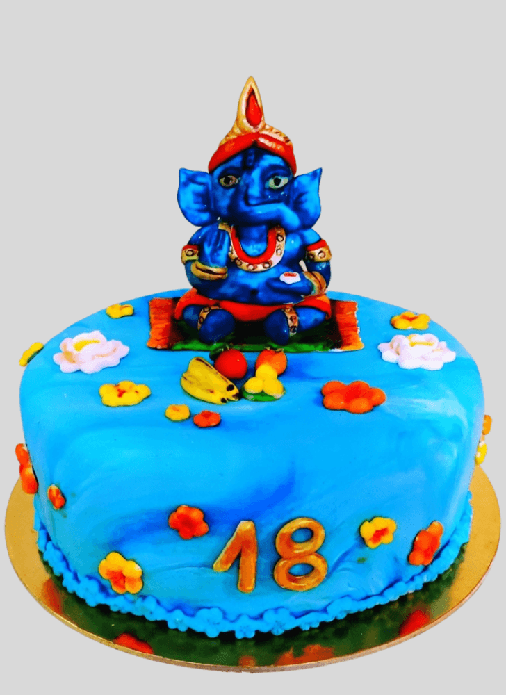 Lovely Ganpati Cake Design