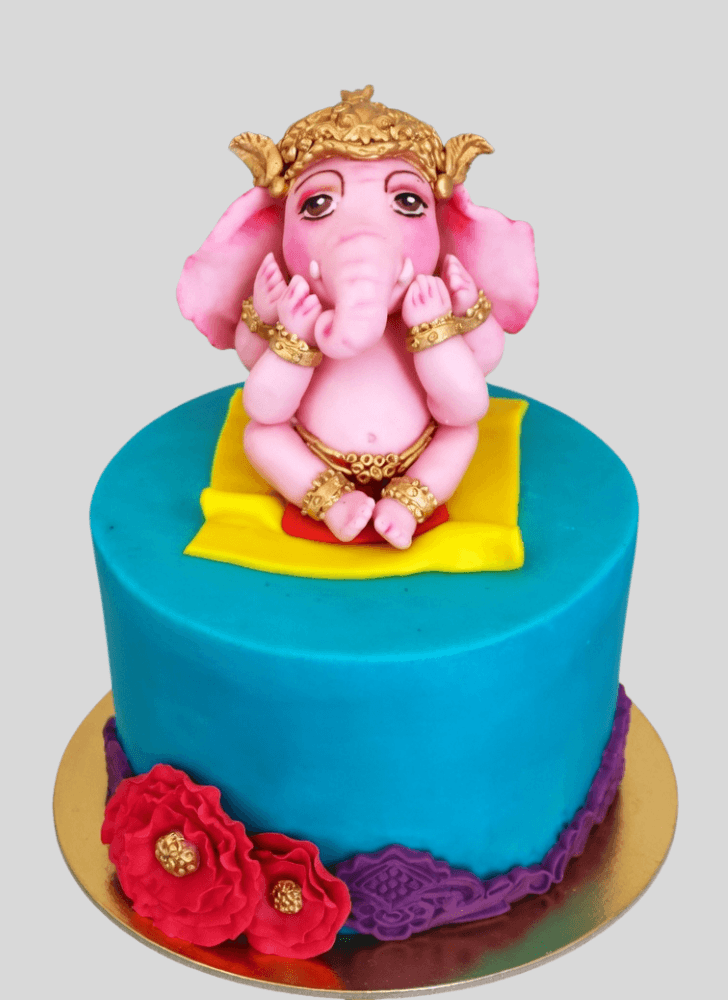 Mesmeric Ganpati Cake