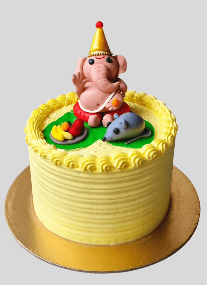 Pleasing Ganpati Cake