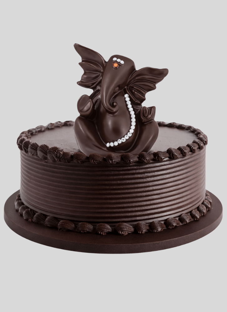 Pretty Ganpati Cake