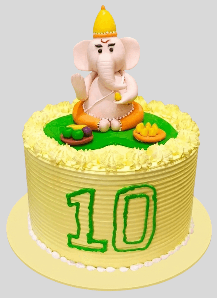 Refined Ganpati Cake