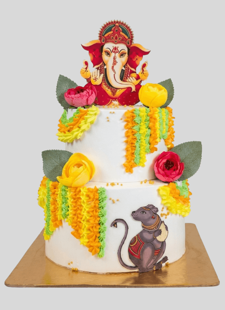 Wonderful Ganpati Cake Design
