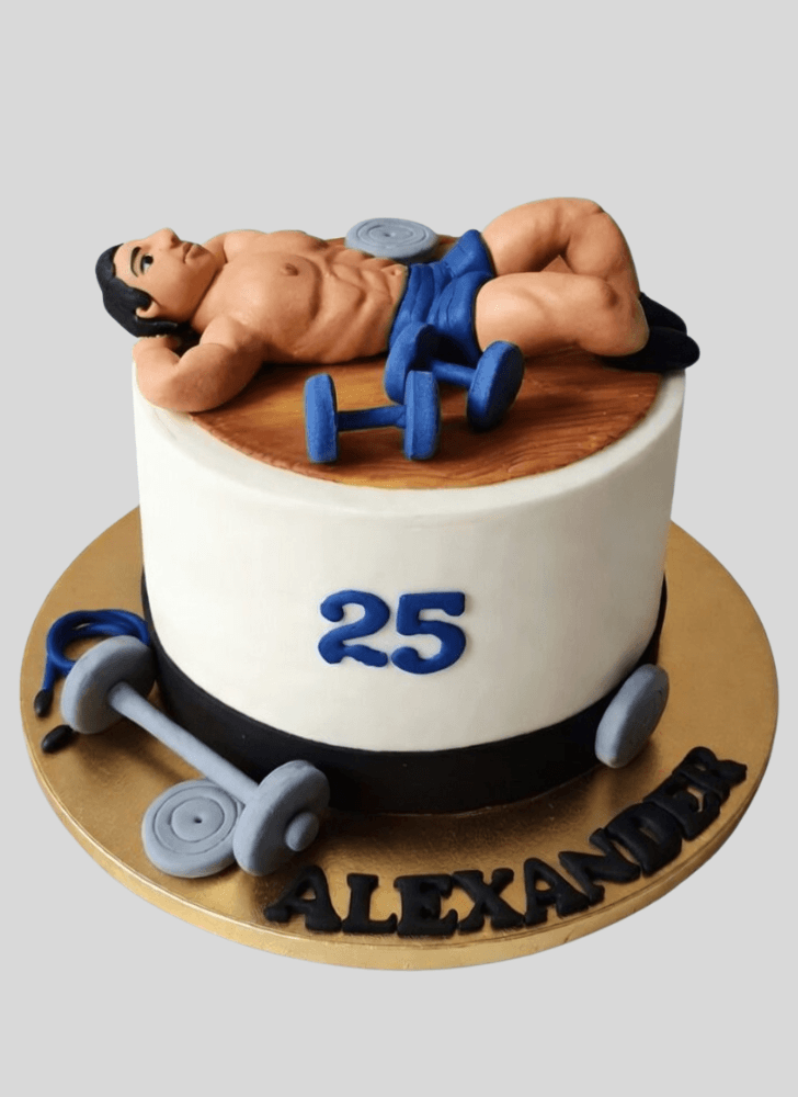 Admirable Gym Cake Design