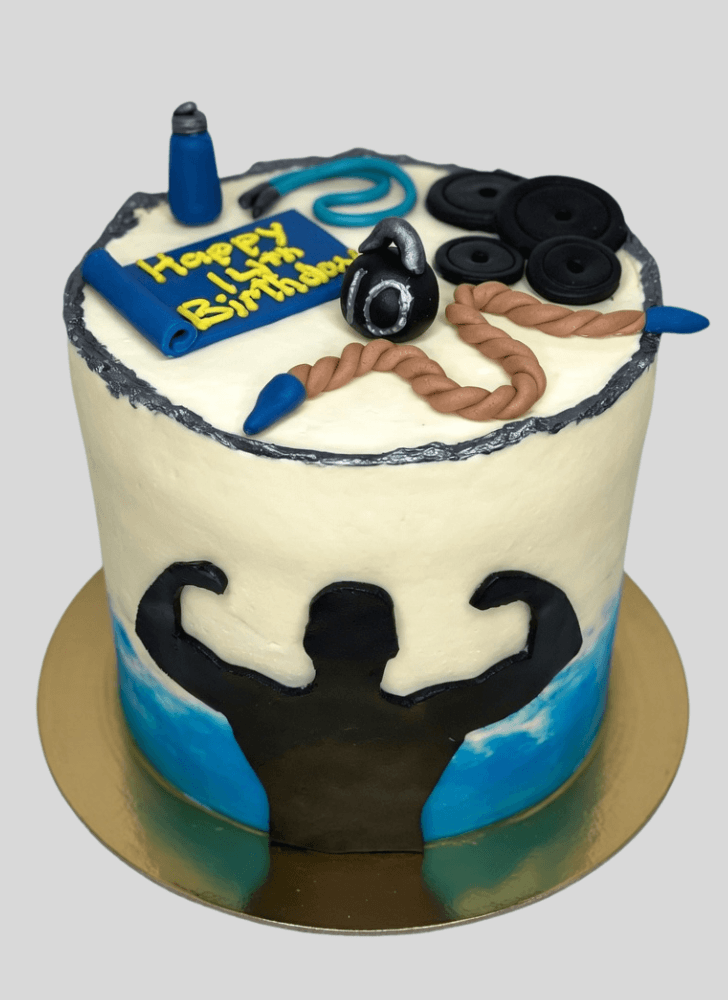 Beauteous Gym Cake