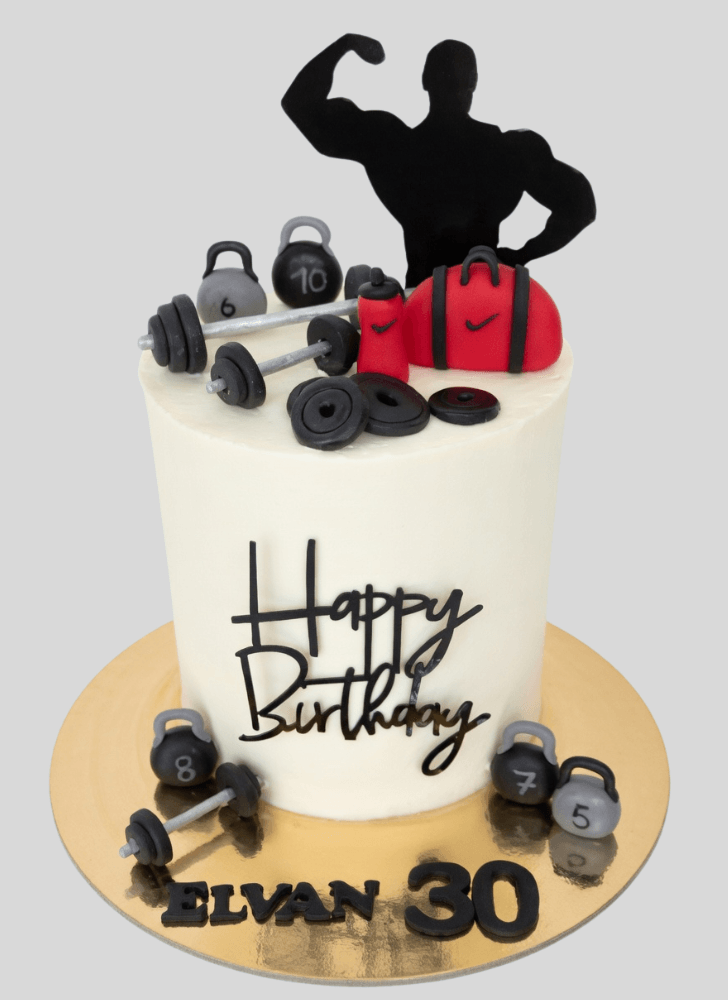 Comely Gym Cake