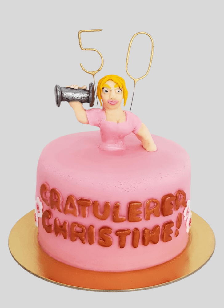 Dazzling Gym Cake
