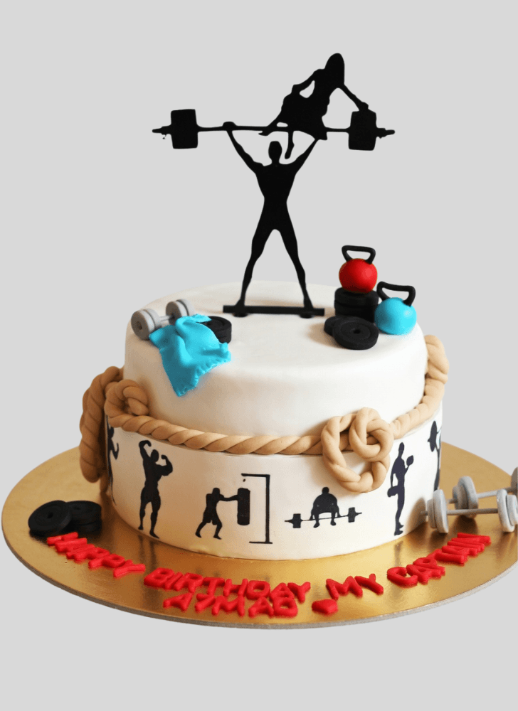 Delightful Gym Cake