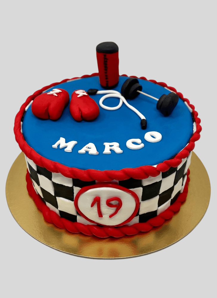 Elegant Gym Cake