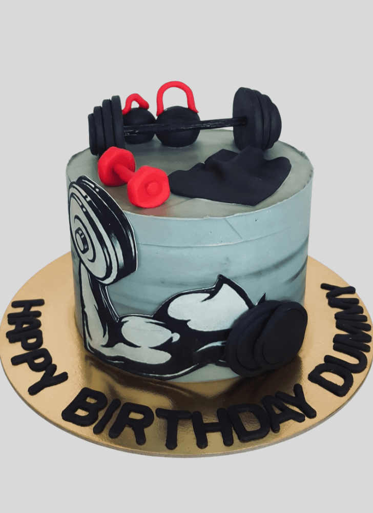 Enticing Gym Cake