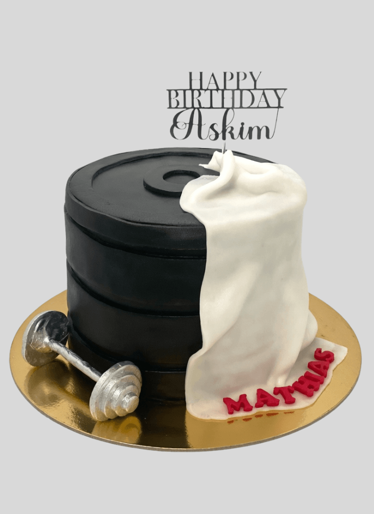 Exquisite Gym Cake