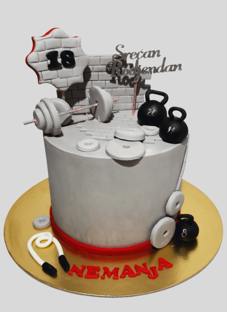 Good Looking Gym Cake