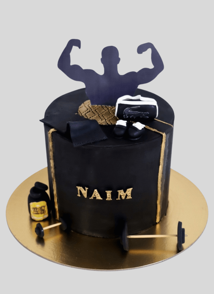Graceful Gym Cake