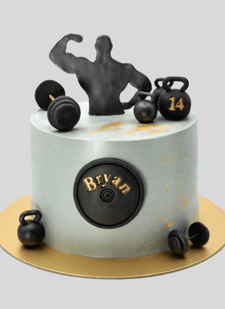 Pretty Gym Cake