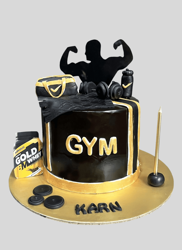 Resplendent Gym Cake