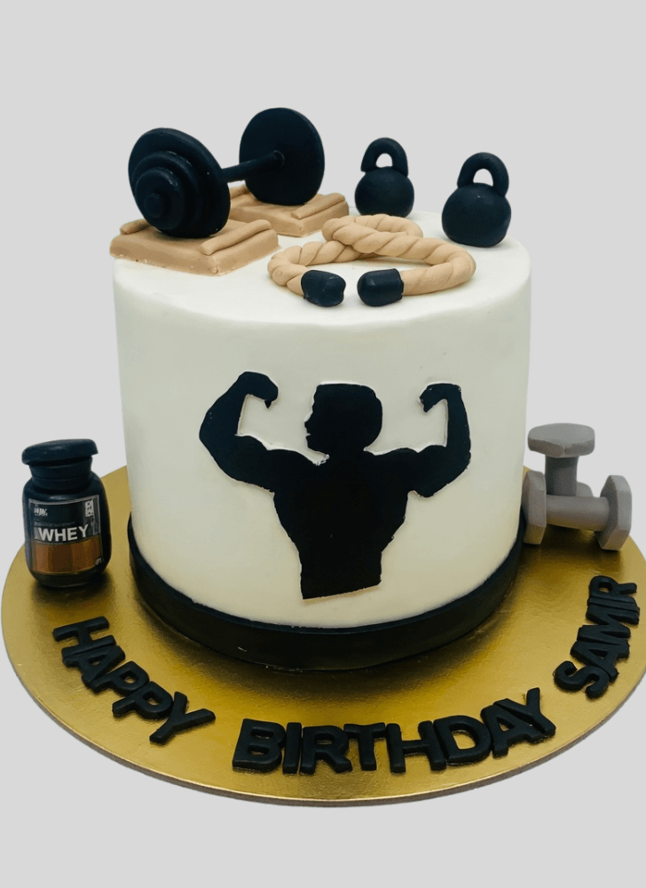 Shapely Gym Cake