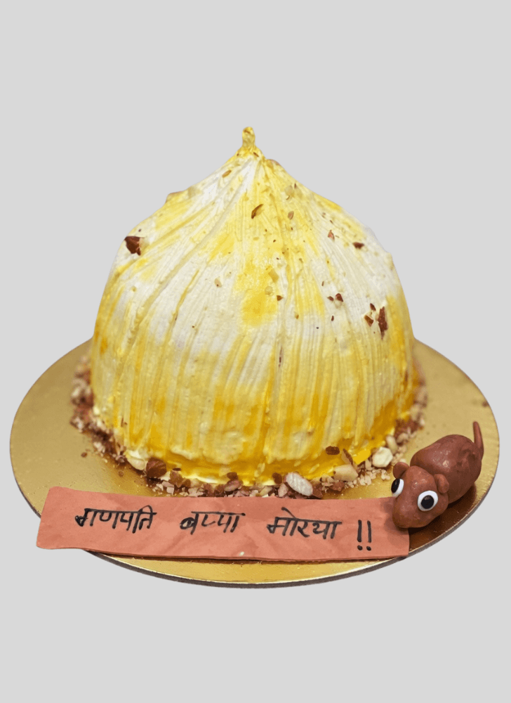 Pretty Modak Cake