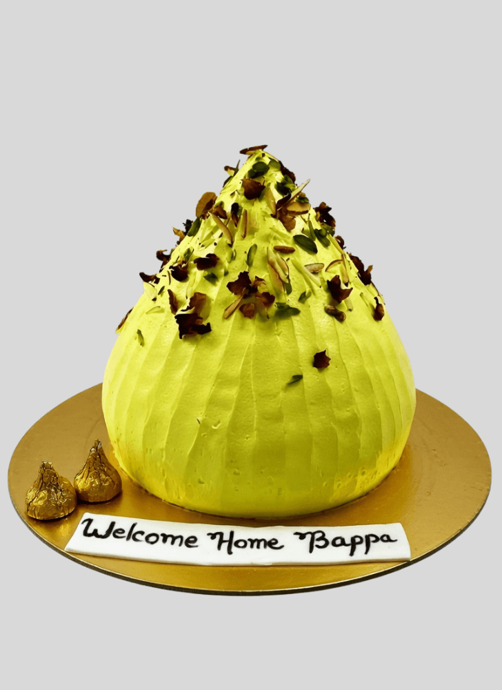 Wonderful Modak Cake Design