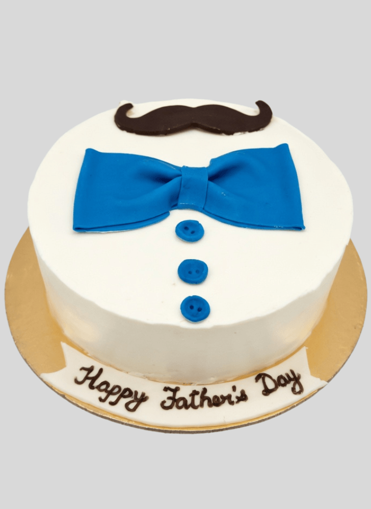 Alluring Moustache Cake