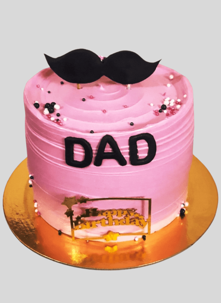 Appealing Moustache Cake