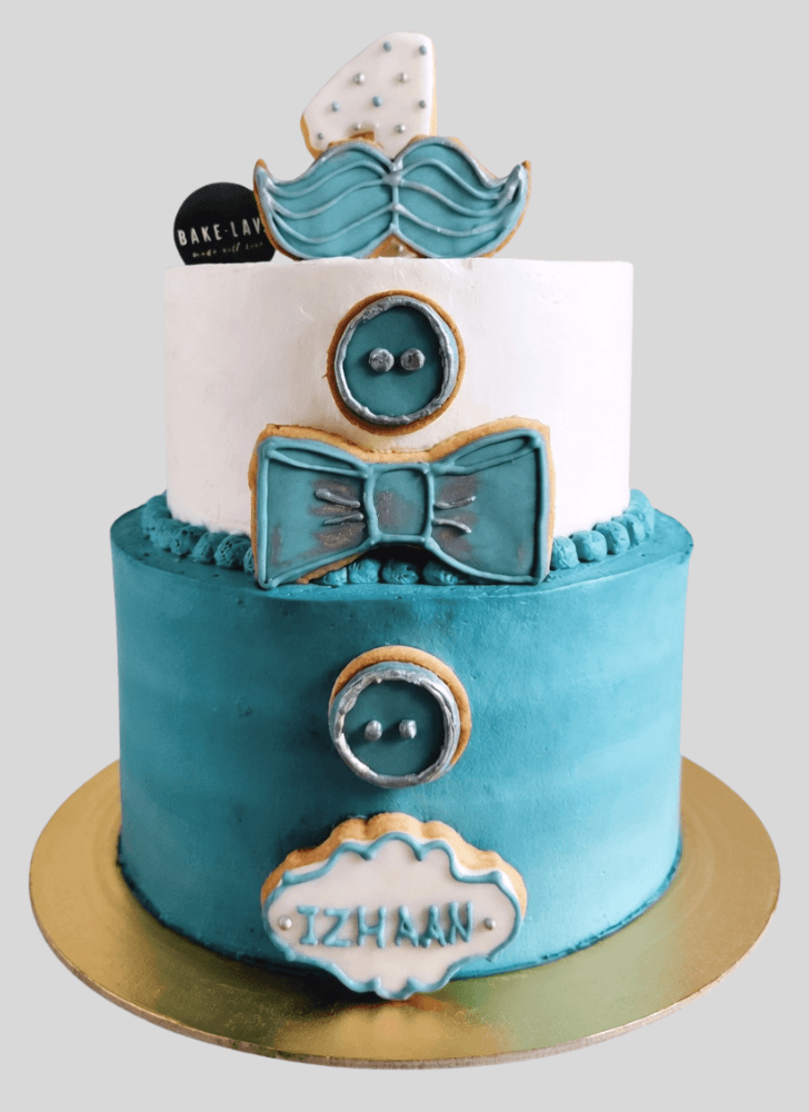 Beauteous Moustache Cake