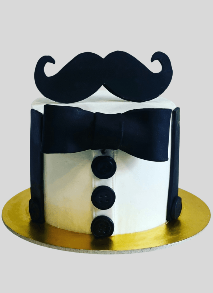 Delightful Moustache Cake