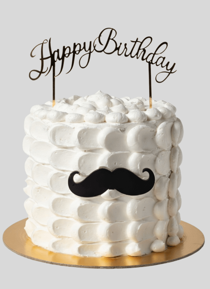 Divine Moustache Cake