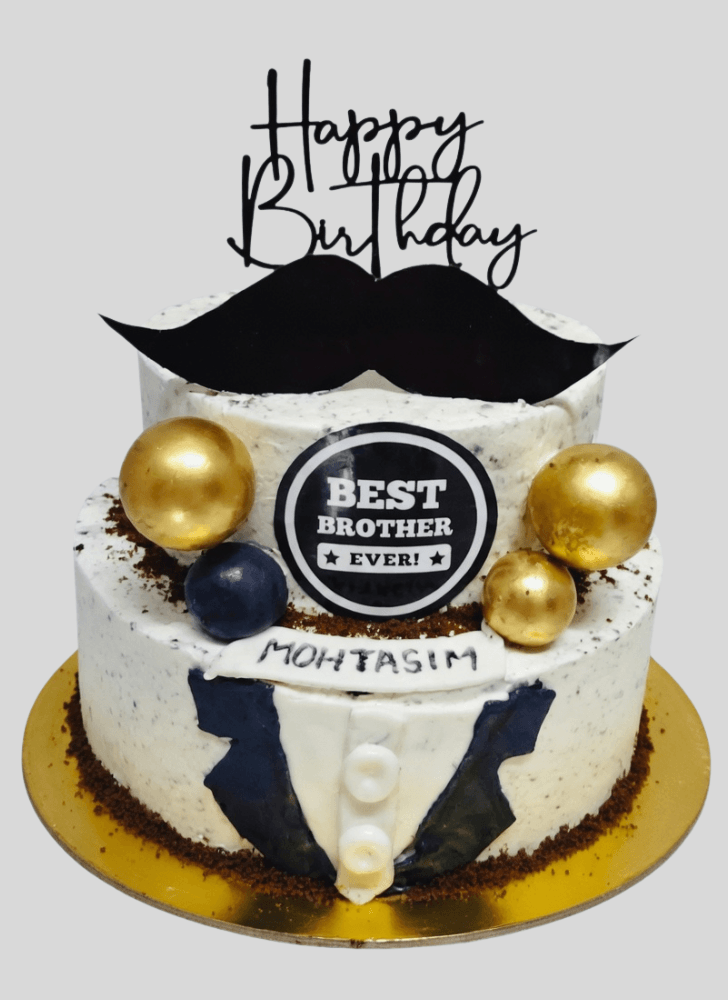 Enthralling Moustache Cake