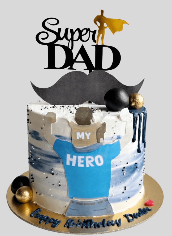 Enticing Moustache Cake