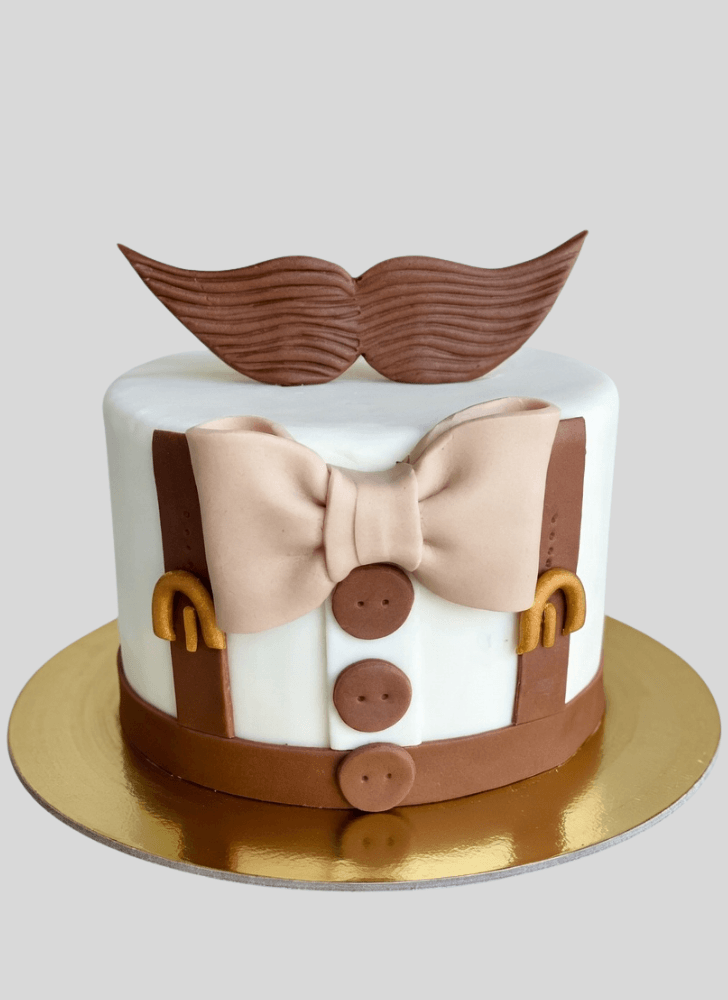 Exquisite Moustache Cake