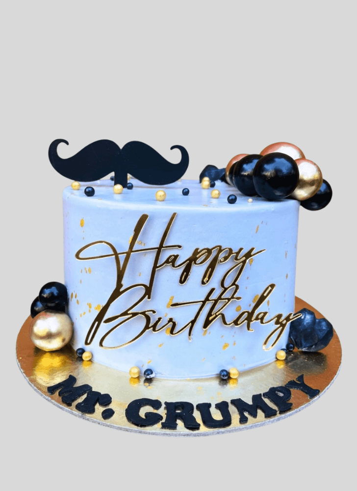 Fascinating Moustache Cake