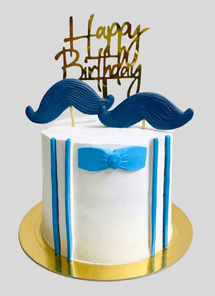Gorgeous Moustache Cake