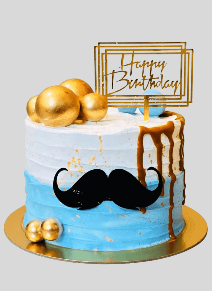 Grand Moustache Cake