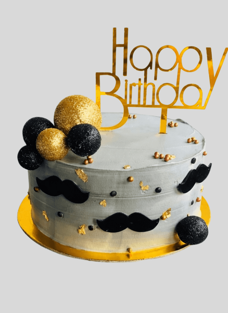 Ideal Moustache Cake