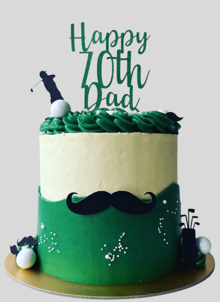 Inviting Moustache Cake