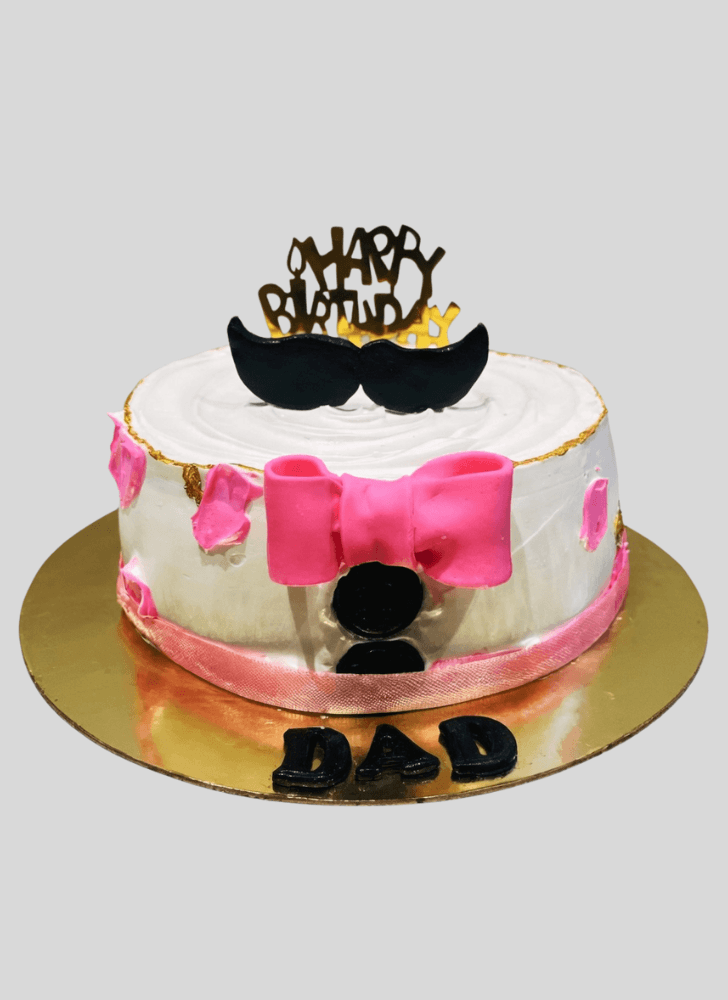 Lovely Moustache Cake Design