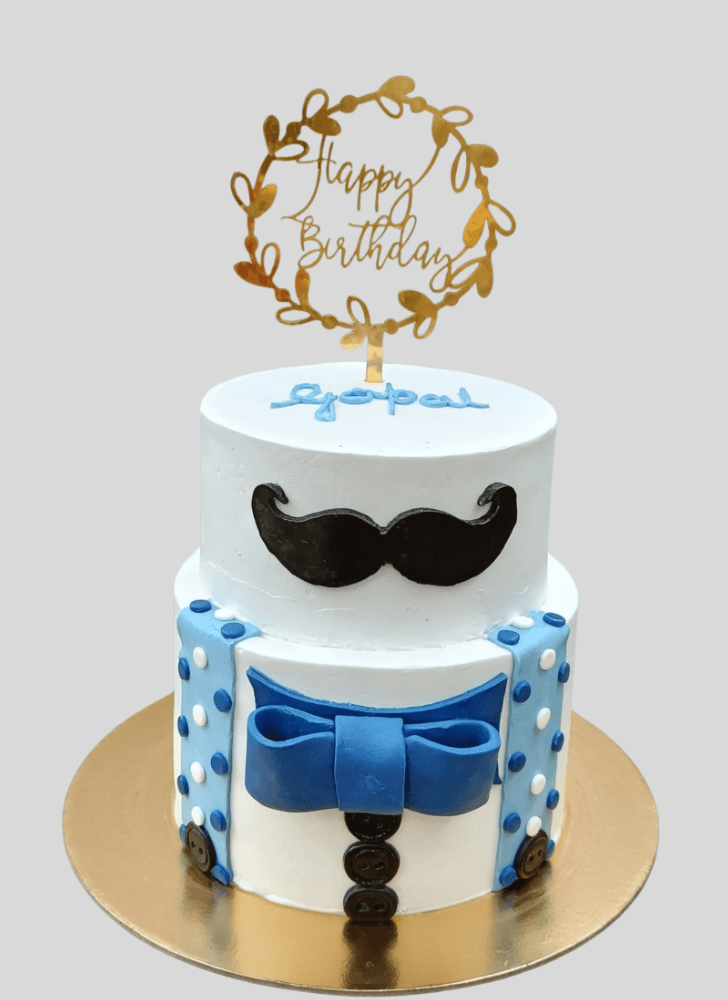 Magnificent Moustache Cake