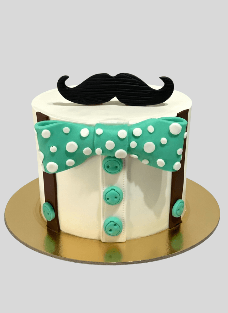 Pleasing Moustache Cake