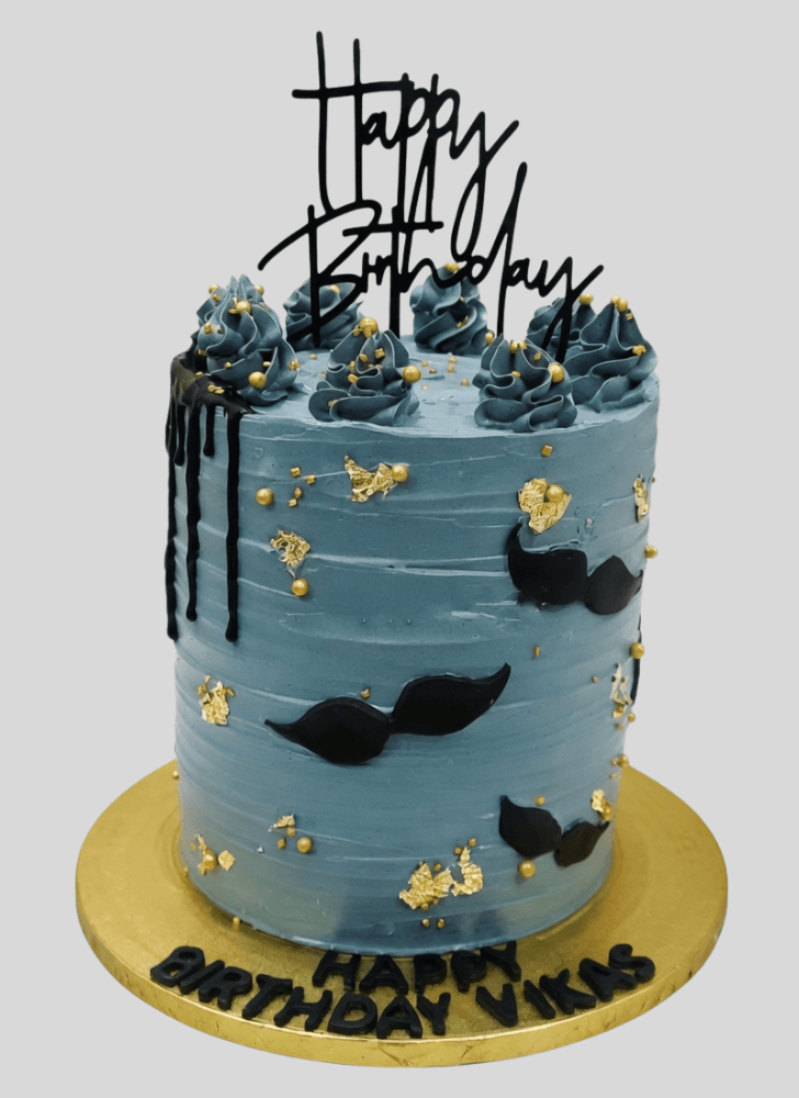 Shapely Moustache Cake