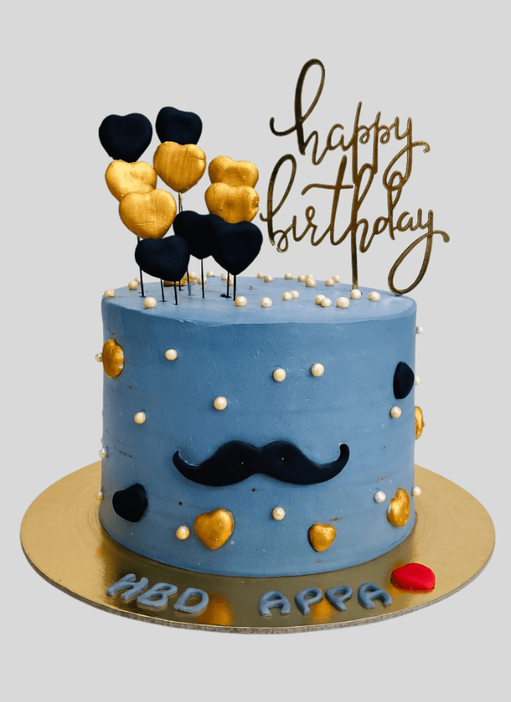 Stunning Moustache Cake