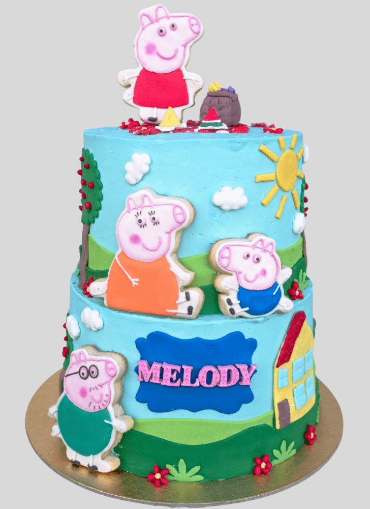 Bewitching Peppa Pig Cake
