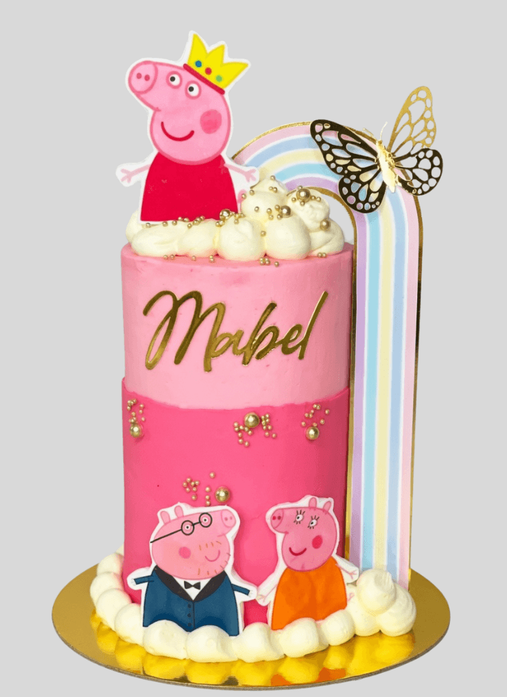 Charming Peppa Pig Cake