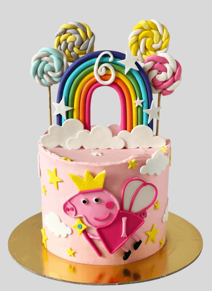 Dazzling Peppa Pig Cake