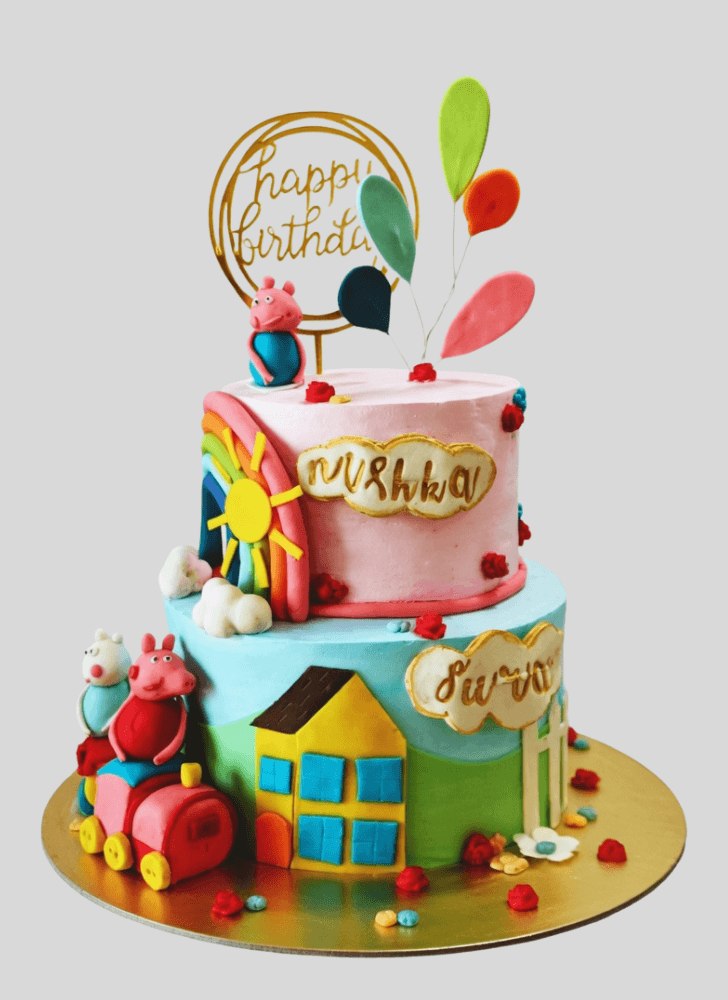 Divine Peppa Pig Cake